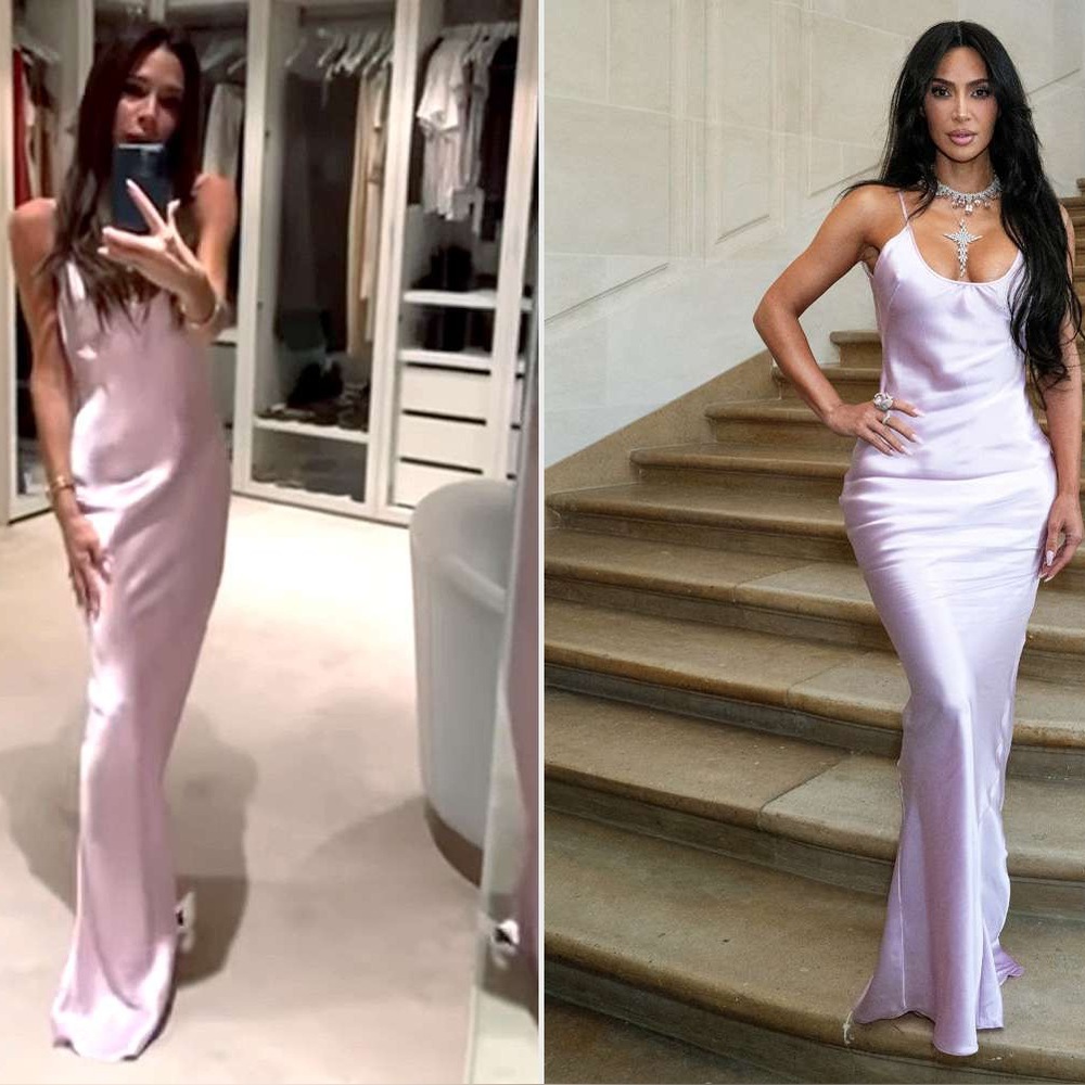 NEW WITH TAGS VICTORIA BECKHAM Cami maxi slip dress (Rosa) - DISCONTINUED!